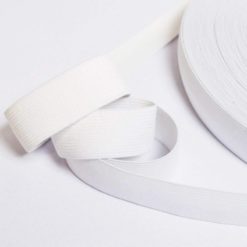 Ruban élastique blanc, largeur 25mm