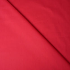 Tissu popeline 100% coton rouge, de belle qualité