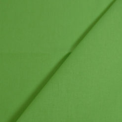 Tissu popeline coton vert pomme de belle qualité