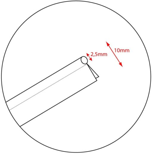 Cotton flanged insert piping cord