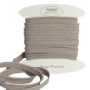 Taupe Paspelband baumwolle - designers-factory.com