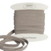 Taupe cotton piping trim - designers-factory.com