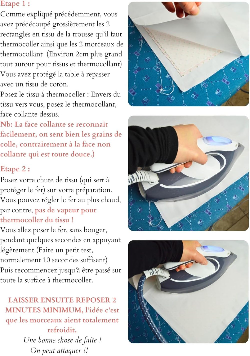 Tissu thermocollant - www.designers-factory.com