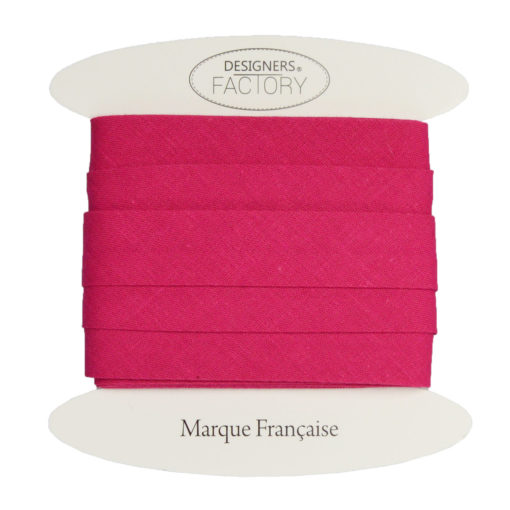 biais coton fuchsia