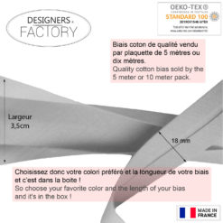 Biais coton - www.designers-factory.com