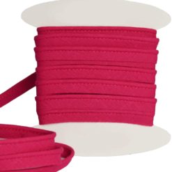 Fuchsia cotton flanged piping cord - designers-factory.com