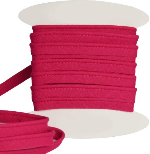 Fuchsia Paspelband baumwolle - designers-factory.com