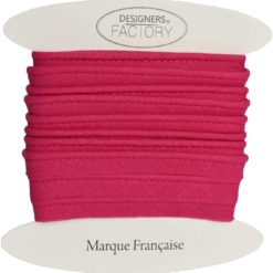 Fuchsia cotton flanged piping cord - designers-factory.com