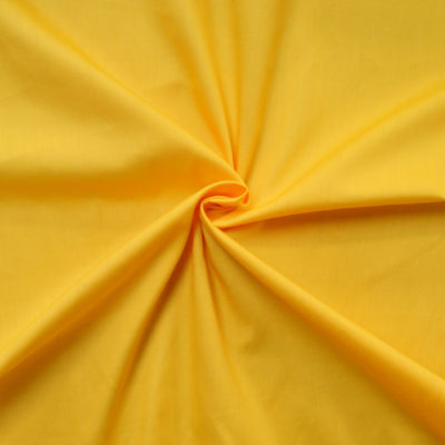 tissu popeline de coton jaune curry - www.designers-factory.com