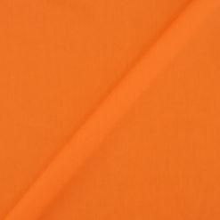 Orange cotton poplin fabric - www.designers-factory.com