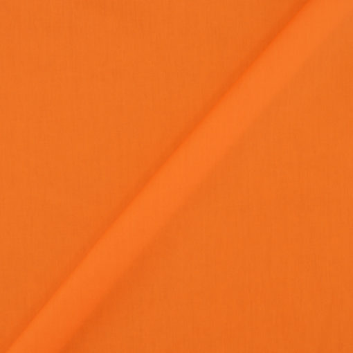 Orange cotton poplin fabric - www.designers-factory.com