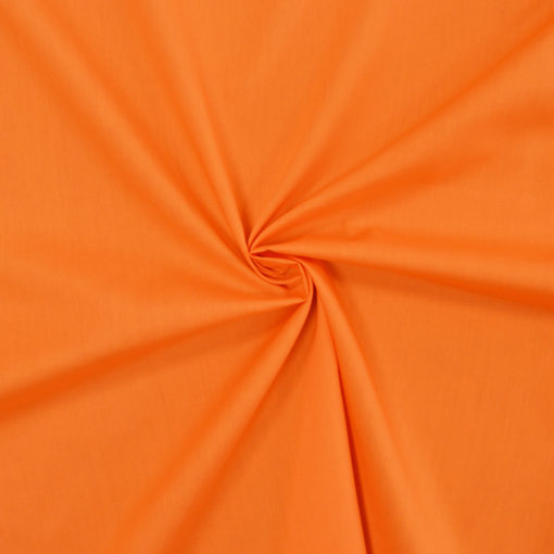 tissu popeline de coton orange - www.designers-factory.com