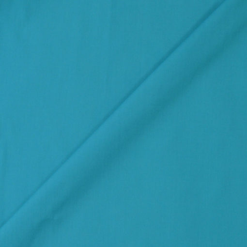 Petroleum blue cotton poplin fabric - www.designers-factory.com