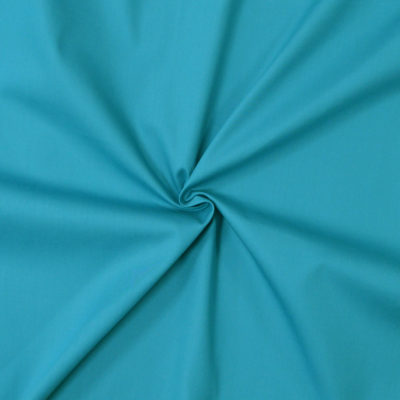 tissu popeline de coton bleu pétrole - www.designers-factory.com
