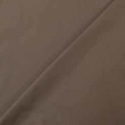 Taupe cotton poplin fabric - www.designers-factory.com