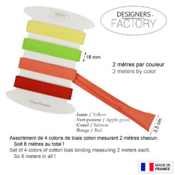 Biais coton de qualité - designers-factory