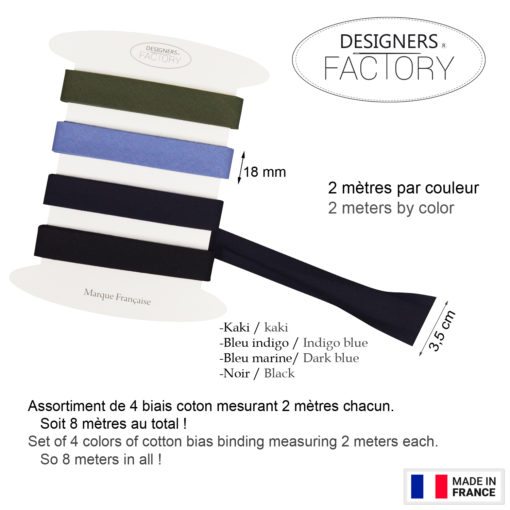 Biais coton de qualité - designers-factory