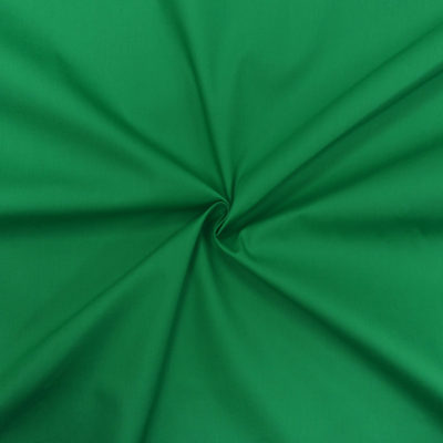 tissu popeline de coton vert sapin- www.designers-factory.com