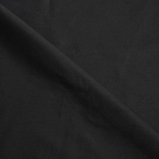 Black cotton poplin fabric - www.designers-factory.com