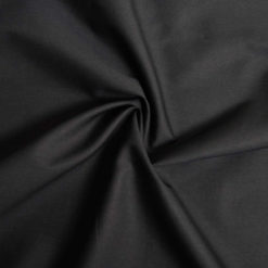 Black cotton poplin fabric - www.designers-factory.com