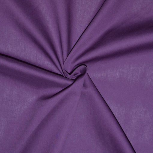 tissu popeline de coton violet - www.designers-factory.com