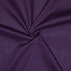 Popeline de coton violet - www.designers-factory.com