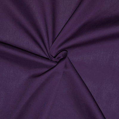 Popeline de coton violet - www.designers-factory.com