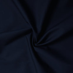 Dark blue cotton poplin fabric  - www.designers-factory.com