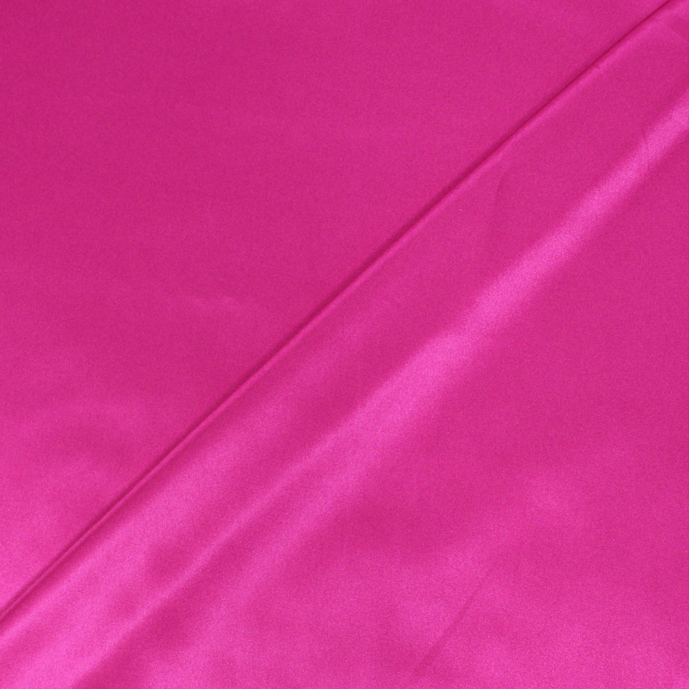Tissu satin fuchsia - www.designers-factory.com