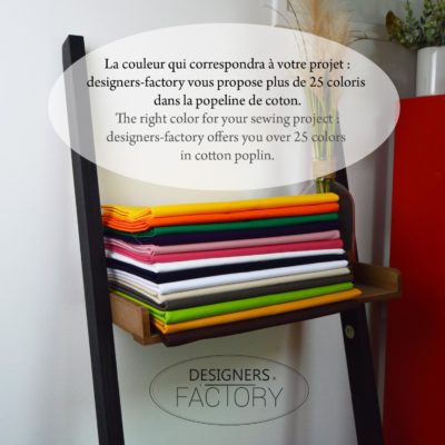 tissu popeline de coton - www.designers-factory.com